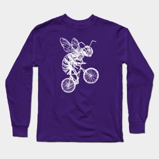 SEEMBO Bee Cycling Bicycle Cyclist Bicycling Biking Fun Bike Long Sleeve T-Shirt